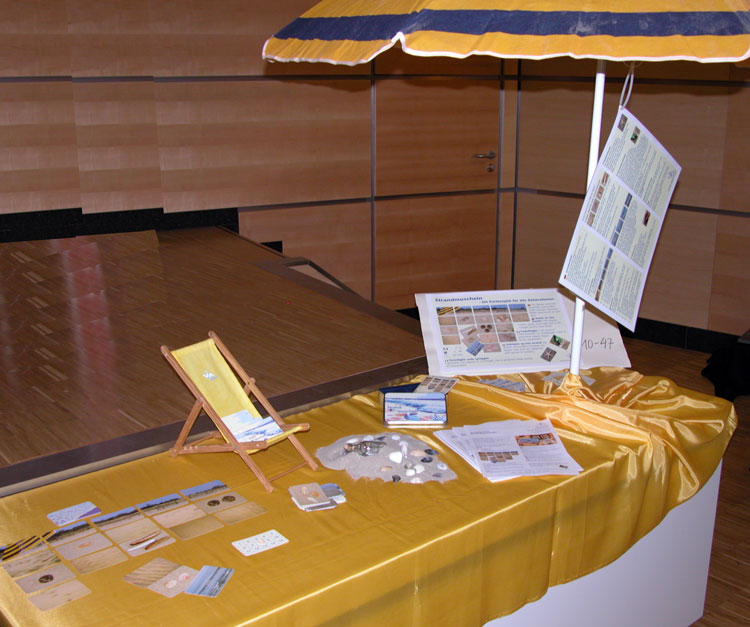 Spiel�06, Essen, Neuheiten-Schau Strandmuscheln 