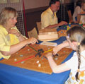 Festival de jeux de jouets et des cr&eacute;ateurs, St. Marcel, France, Elfriede und Bernhard A. Pauli
