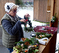 Beim Schm�cken des Standes VIA-Spiele