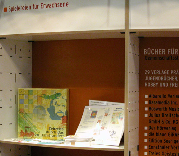 Pr&auml;sentation am Stand der N&uuml;rnberger Buchmesse