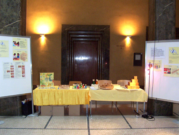 QUINTE, LMU M&uuml;nchen - der Stand von VIA-Spiele