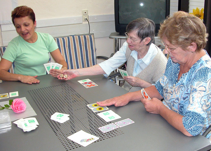 Bingorelle Café im Altenpflegeheim Zetl in Eggstätt, Okt. 2007