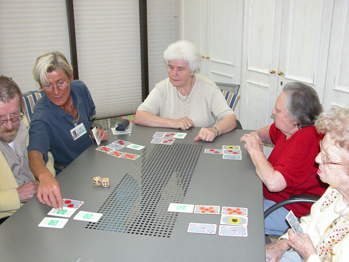 Bingorelle Caf im Altenpflegeheim Zetl in Eggsttt, Okt. 2007