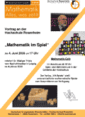 Plakat der Hochschule