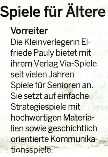 Ausschnitt aus dem Artikel im Handelsblatt vom 01.02.2007